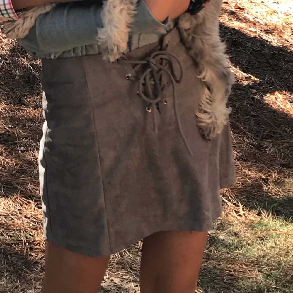 Gray Skirt